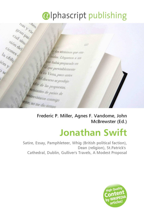 Kniha Jonathan Swift Agnes F. Vandome
