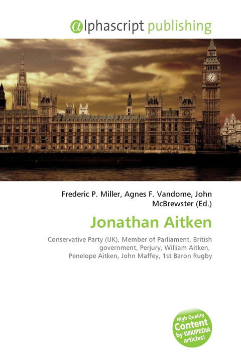 Kniha Jonathan Aitken Agnes F. Vandome