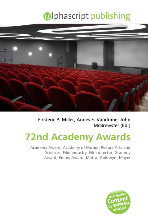 Boek 72nd Academy Awards Agnes F. Vandome