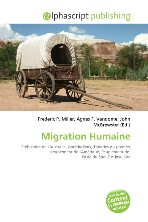 Kniha Migration Humaine Agnes F. Vandome