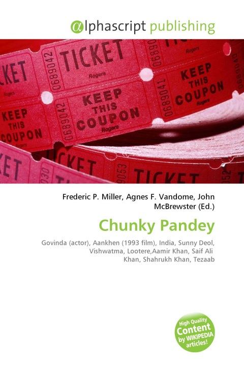 Book Chunky Pandey Agnes F. Vandome