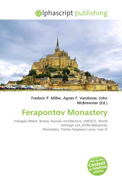 Kniha Ferapontov Monastery Agnes F. Vandome