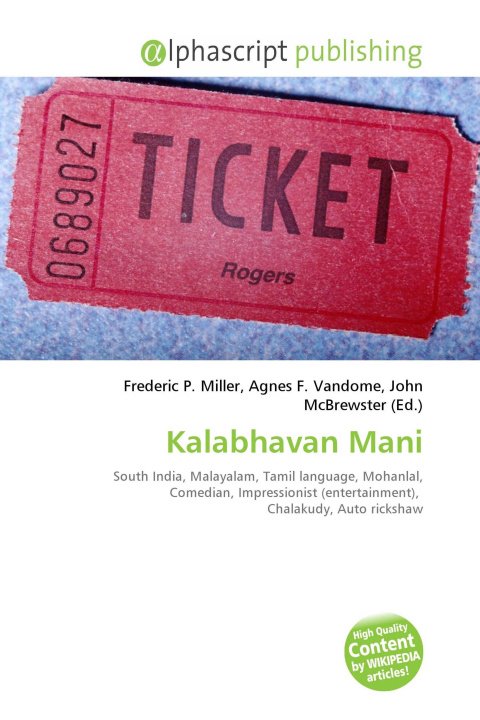 Kniha Kalabhavan Mani 