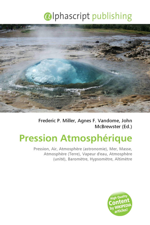 Kniha Pression Atmosphérique 