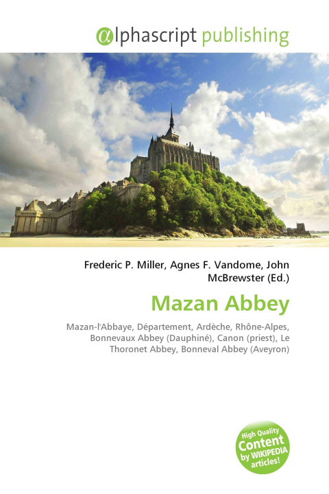 Kniha Mazan Abbey Agnes F. Vandome