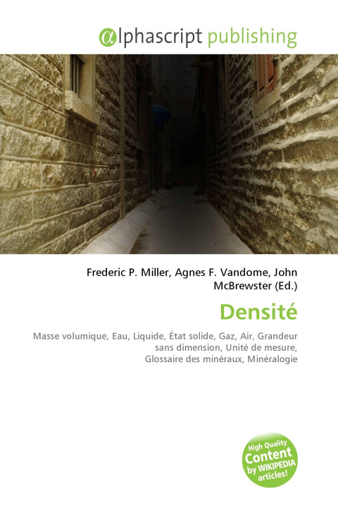 Książka Densité 