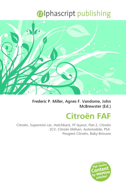 Könyv Citroën FAF 