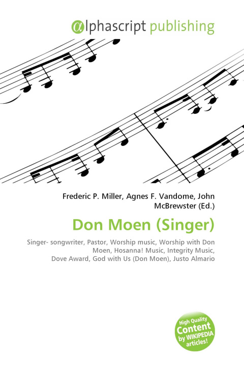 Book Don Moen (Singer) Agnes F. Vandome