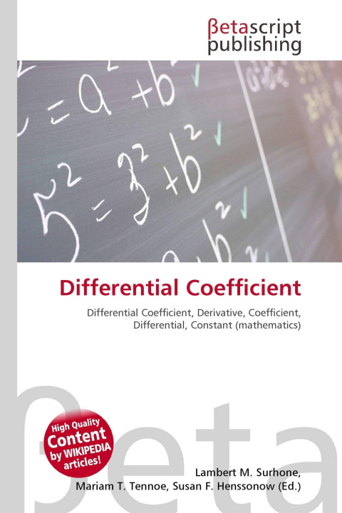Book Differential Coefficient Miriam T. Timpledon