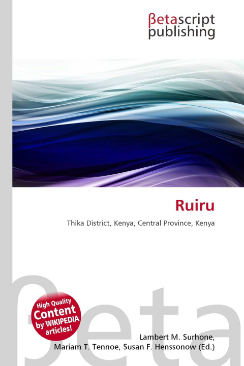 Kniha Ruiru Mariam T. Tennoe