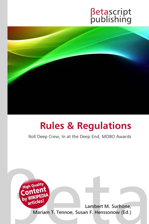 Kniha Rules & Regulations Mariam T. Tennoe