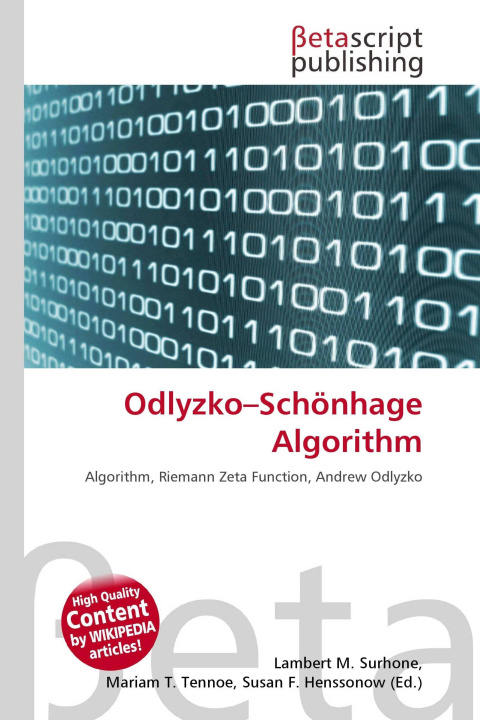 Kniha Odlyzko-Schönhage Algorithm Mariam T. Tennoe