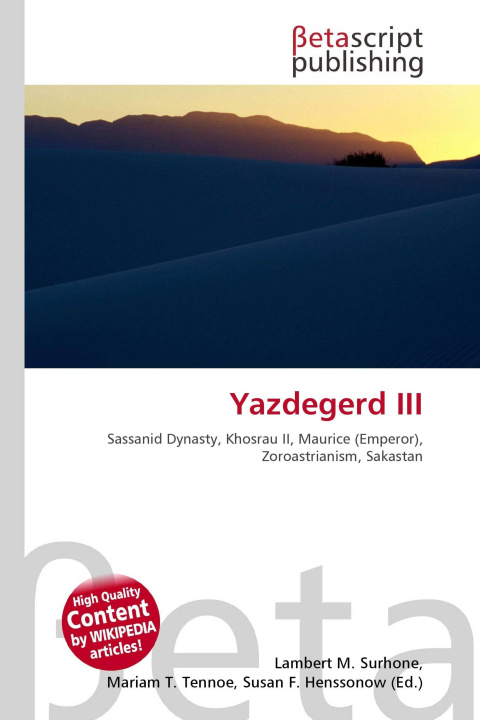 Knjiga Yazdegerd III Mariam T. Tennoe