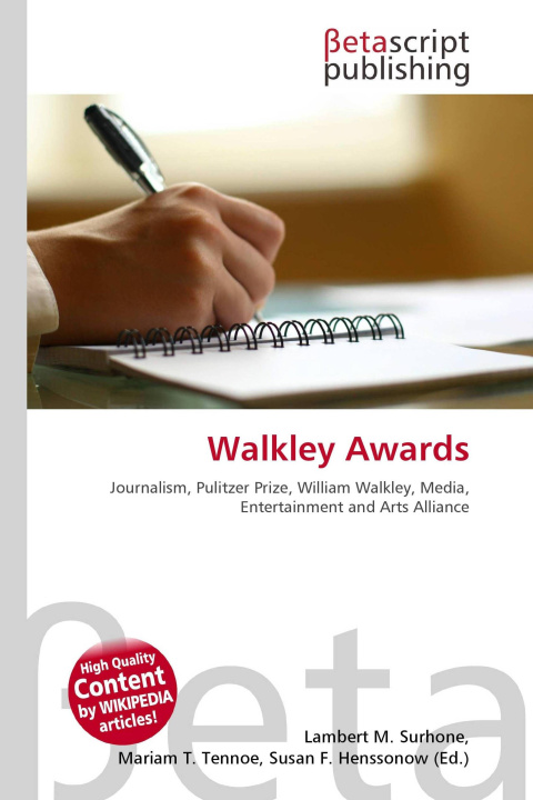 Kniha Walkley Awards Mariam T. Tennoe