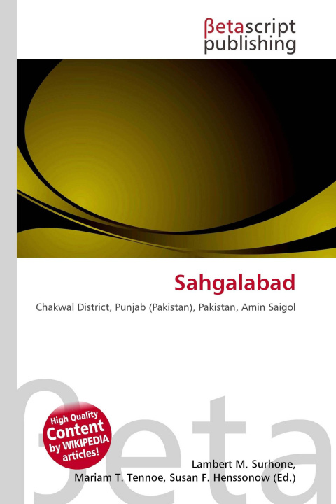 Kniha Sahgalabad Mariam T. Tennoe