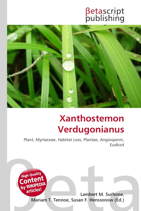 Knjiga Xanthostemon Verdugonianus Mariam T. Tennoe