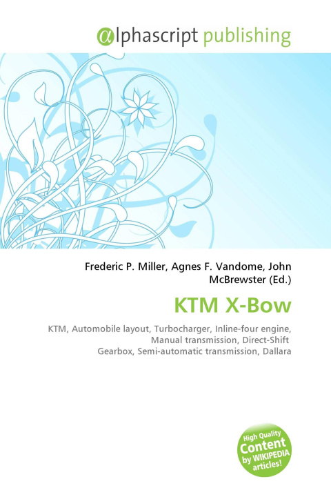 Kniha KTM X-Bow Agnes F. Vandome