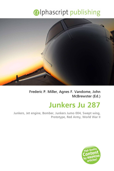 Kniha Junkers Ju 287 Agnes F. Vandome