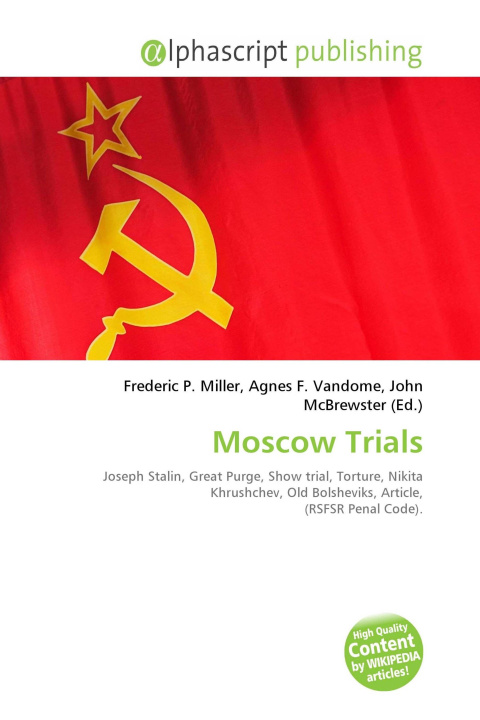 Kniha Moscow Trials Agnes F. Vandome