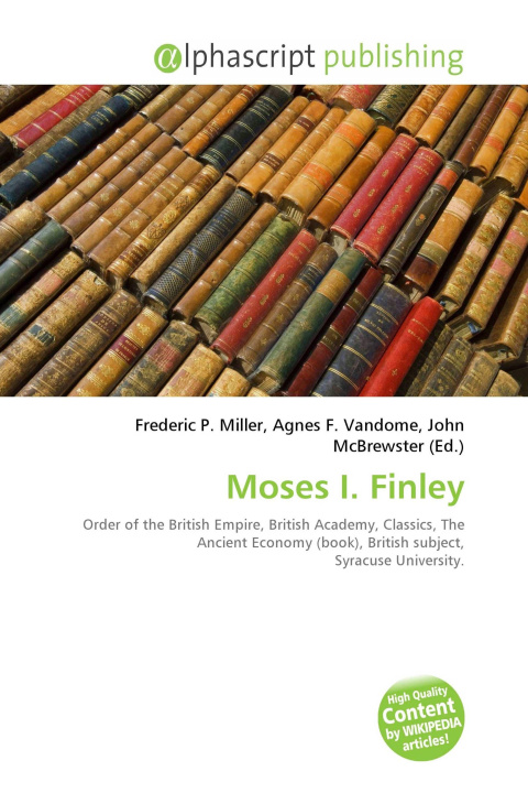 Kniha Moses I. Finley Agnes F. Vandome