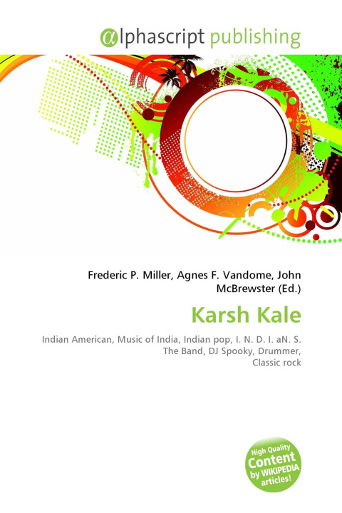 Book Karsh Kale Agnes F. Vandome