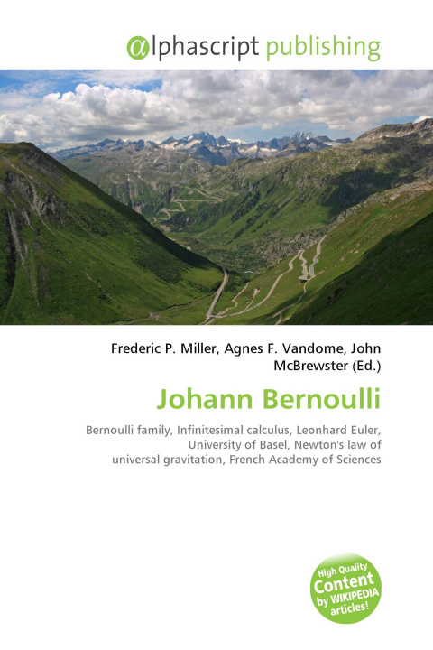 Kniha Johann Bernoulli Agnes F. Vandome