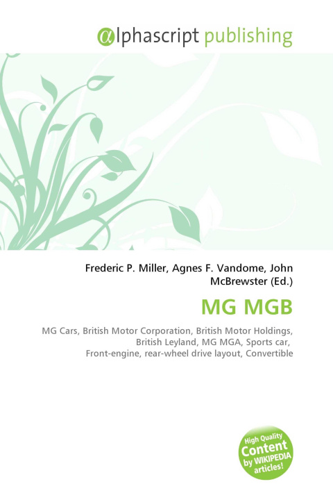 Book MG MGB Agnes F. Vandome