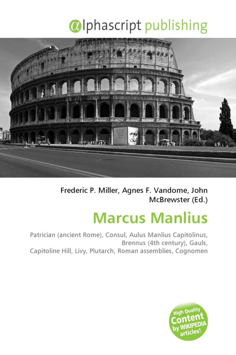 Könyv Marcus Manlius Agnes F. Vandome