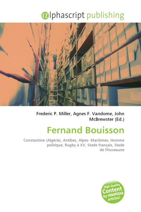 Kniha Fernand Bouisson Agnes F. Vandome