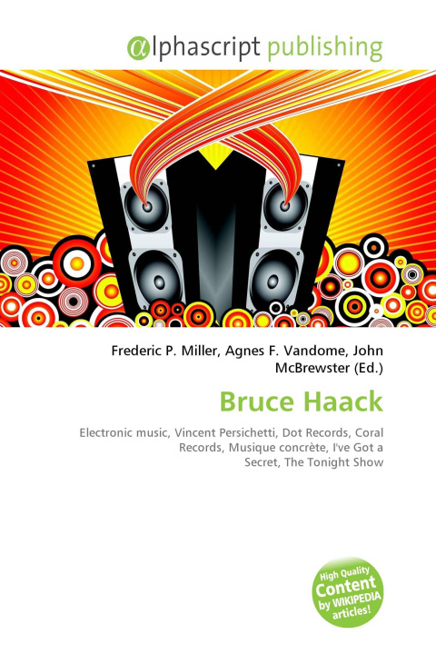 Kniha Bruce Haack Agnes F. Vandome