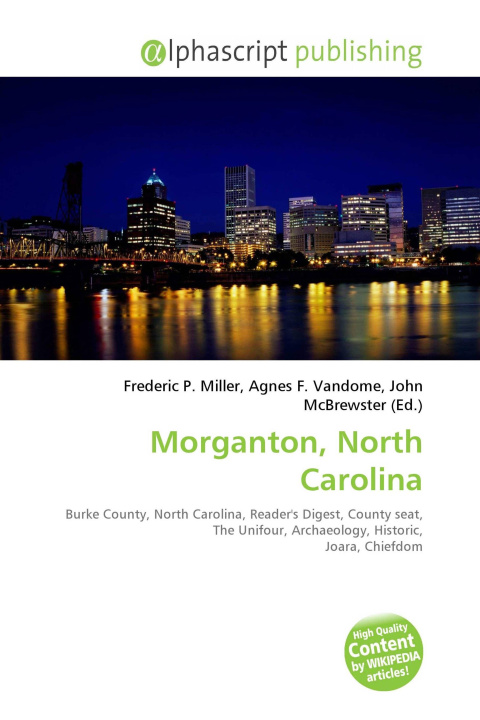 Kniha Morganton, North Carolina Agnes F. Vandome