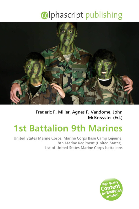 Kniha 1st Battalion 9th Marines Agnes F. Vandome