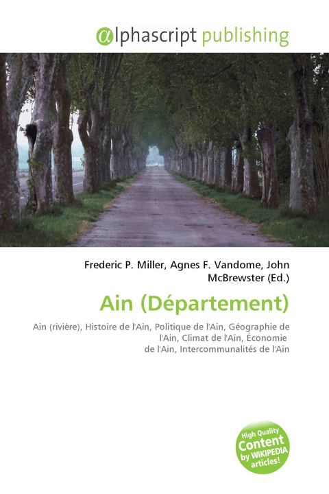 Kniha Ain (Département) Agnes F. Vandome