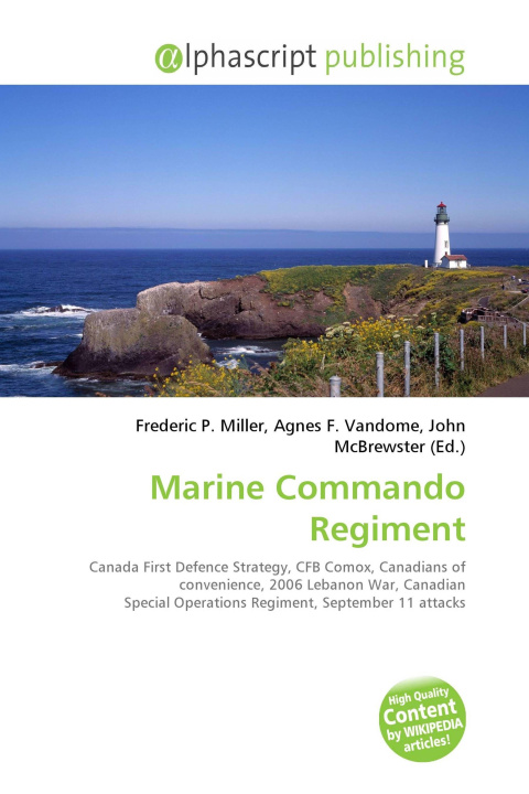 Kniha Marine Commando Regiment Agnes F. Vandome