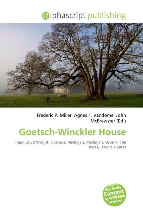 Book Goetsch-Winckler House Agnes F. Vandome