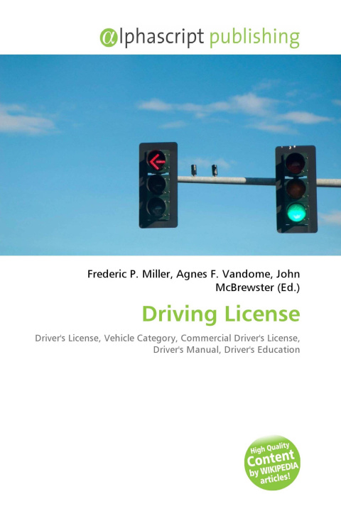 Kniha Driving License Agnes F. Vandome
