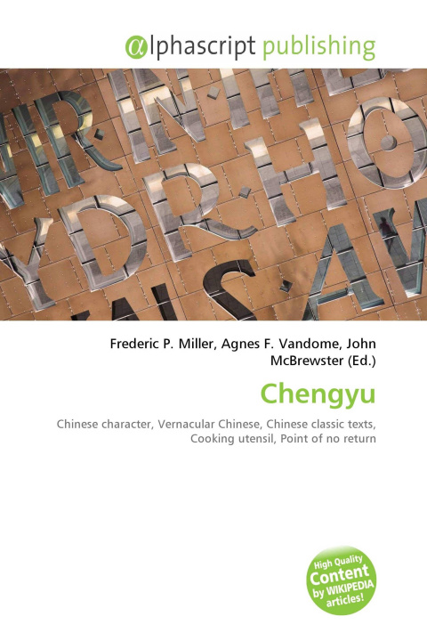 Kniha Chengyu Agnes F. Vandome