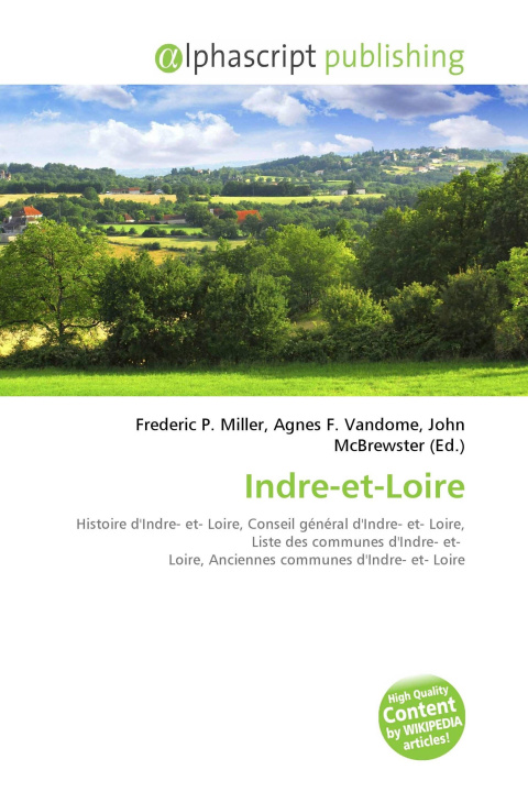 Kniha Indre-et-Loire Agnes F. Vandome