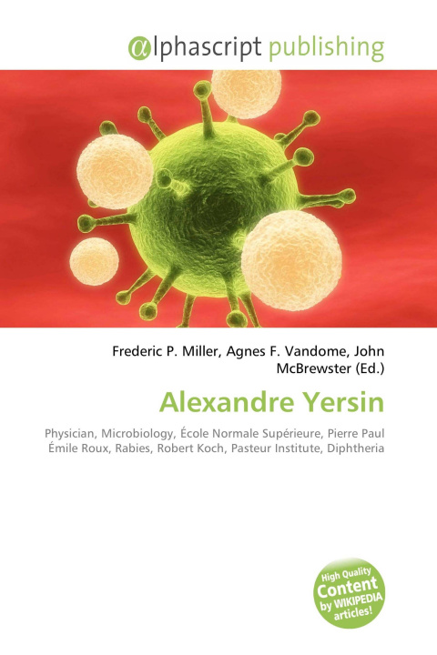 Kniha Alexandre Yersin Agnes F. Vandome