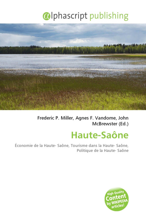 Kniha Haute-Saône Agnes F. Vandome