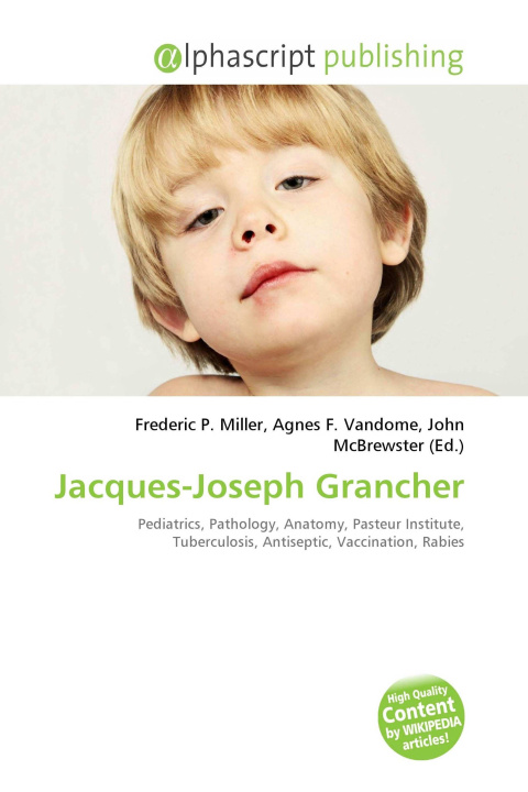 Kniha Jacques-Joseph Grancher Agnes F. Vandome