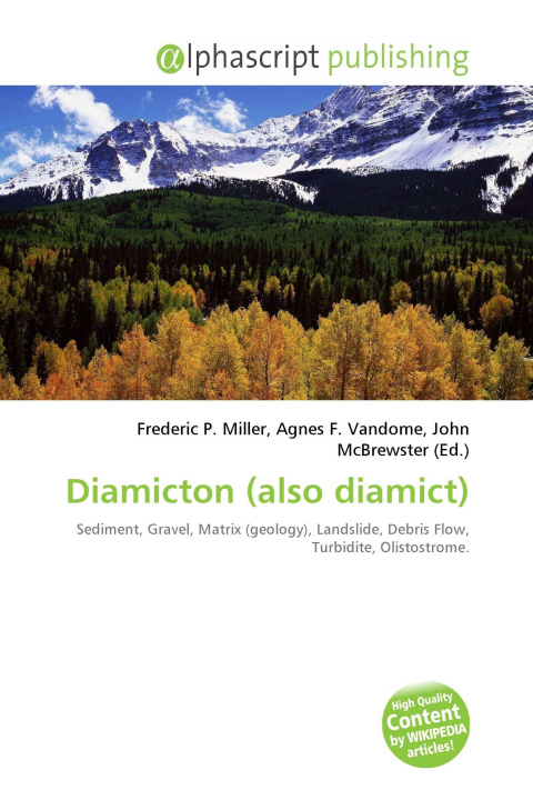 Kniha Diamicton (also diamict) Agnes F. Vandome