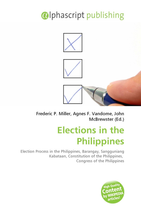 Boek Elections in the Philippines Agnes F. Vandome