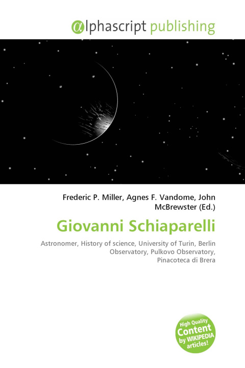 Kniha Giovanni Schiaparelli Agnes F. Vandome
