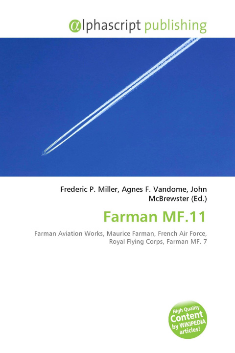 Kniha Farman MF.11 Agnes F. Vandome