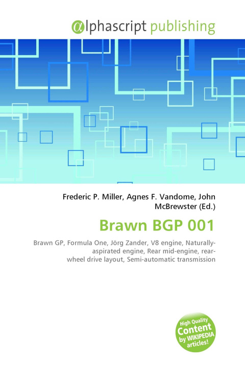 Book Brawn BGP 001 Agnes F. Vandome