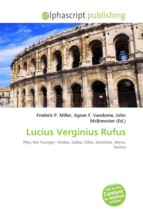 Kniha Lucius Verginius Rufus Agnes F. Vandome