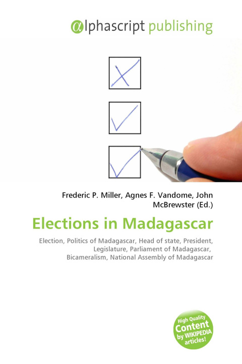 Könyv Elections in Madagascar Agnes F. Vandome