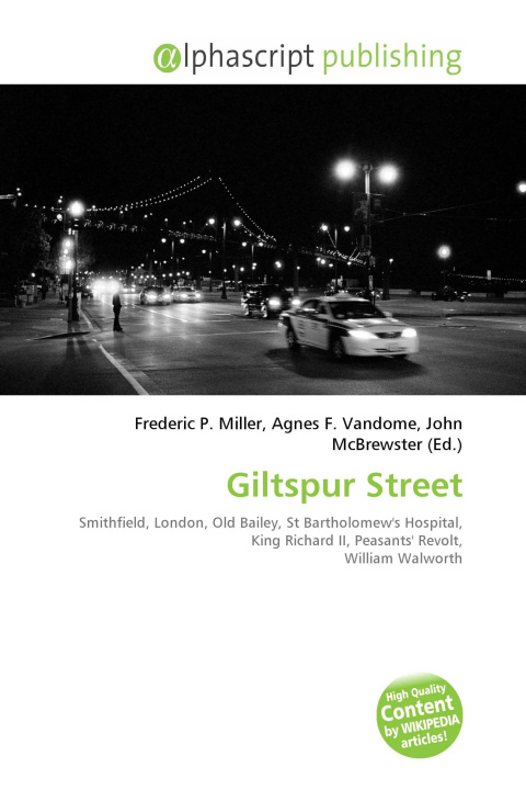 Книга Giltspur Street Agnes F. Vandome