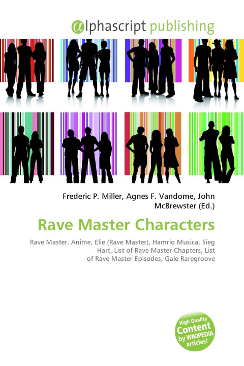 Kniha Rave Master Characters Agnes F. Vandome